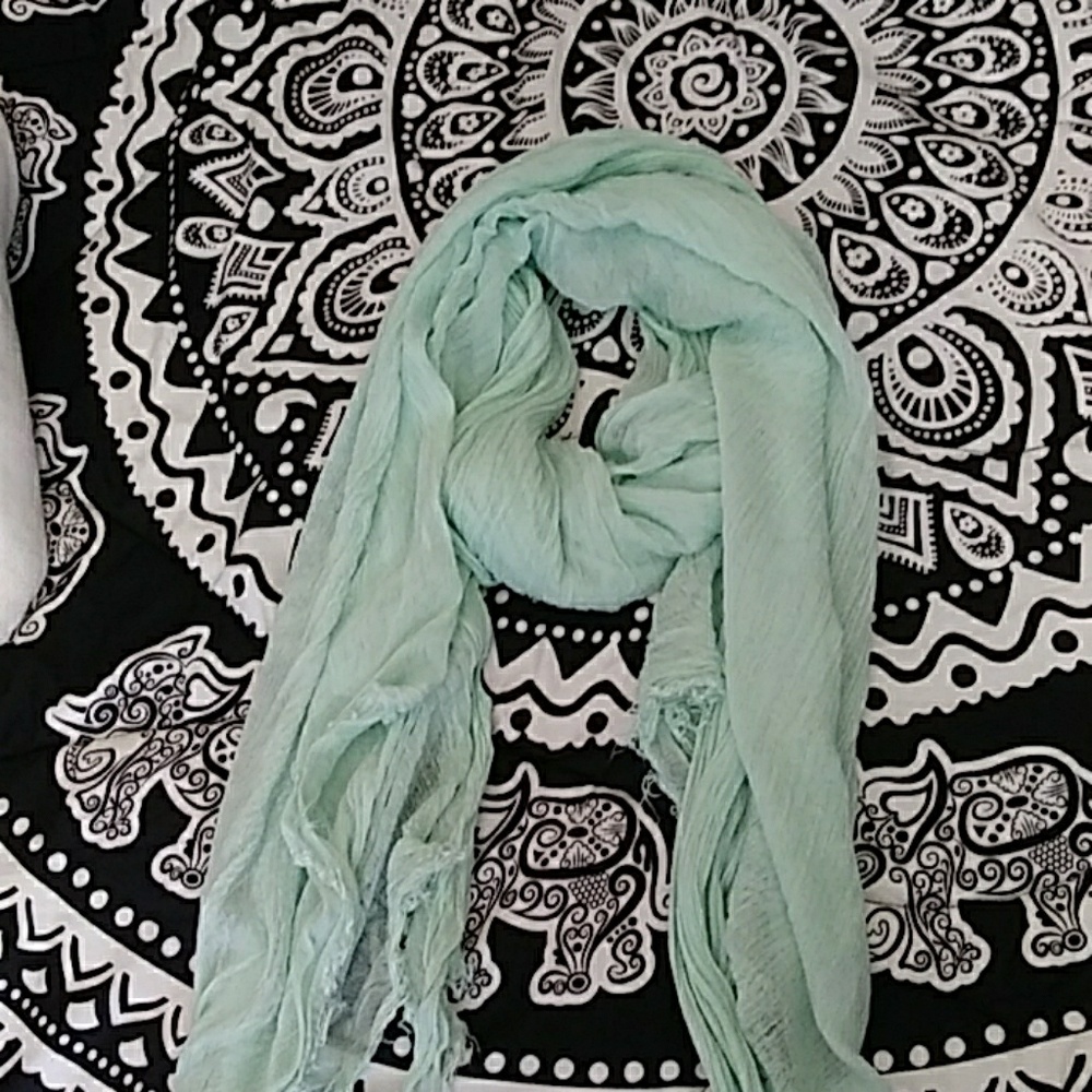 Charming Charlie Mint Green Fashion Scarf